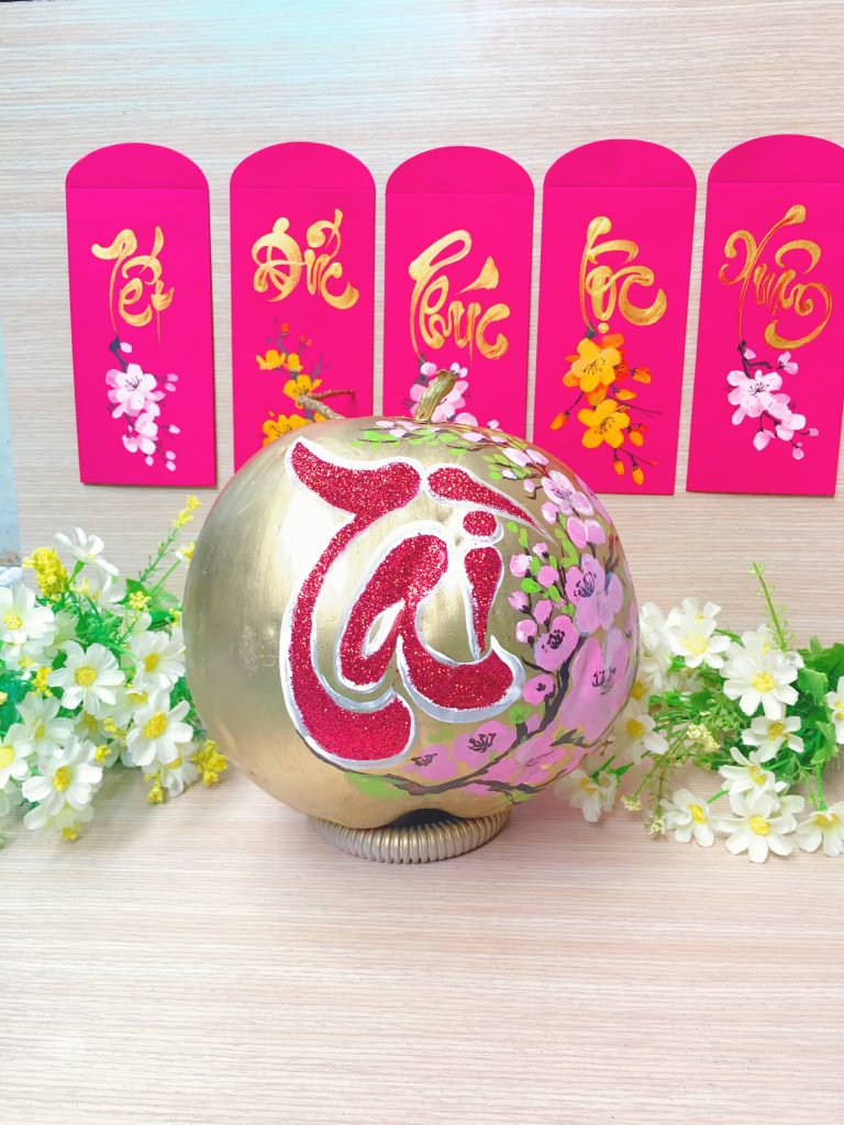 dừa chưng tết tài lộc
