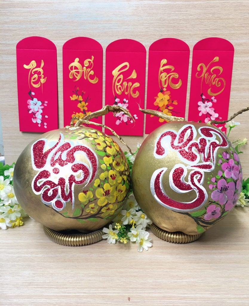 dừa chưng tết vạn sự như ý